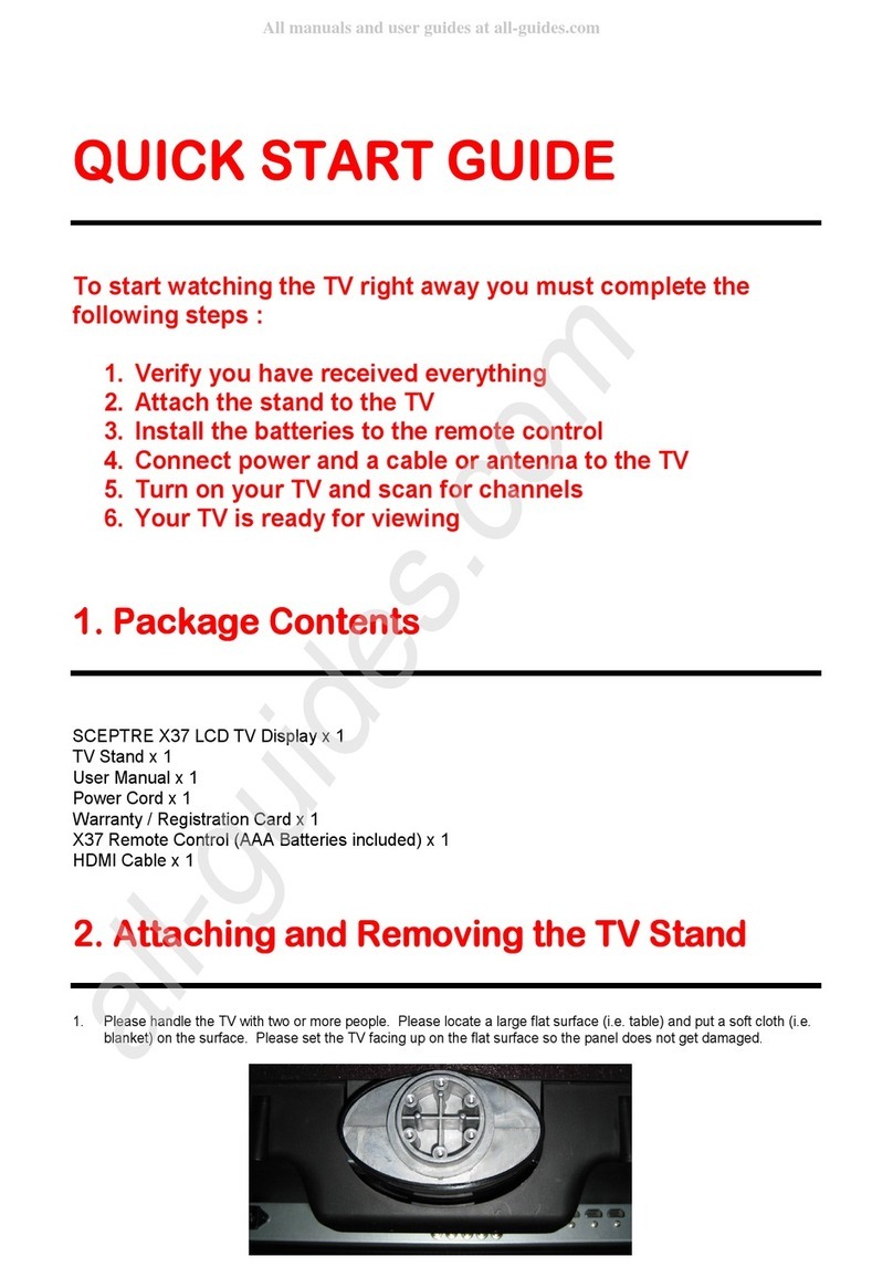 Sceptre X370BV-FHD User manual