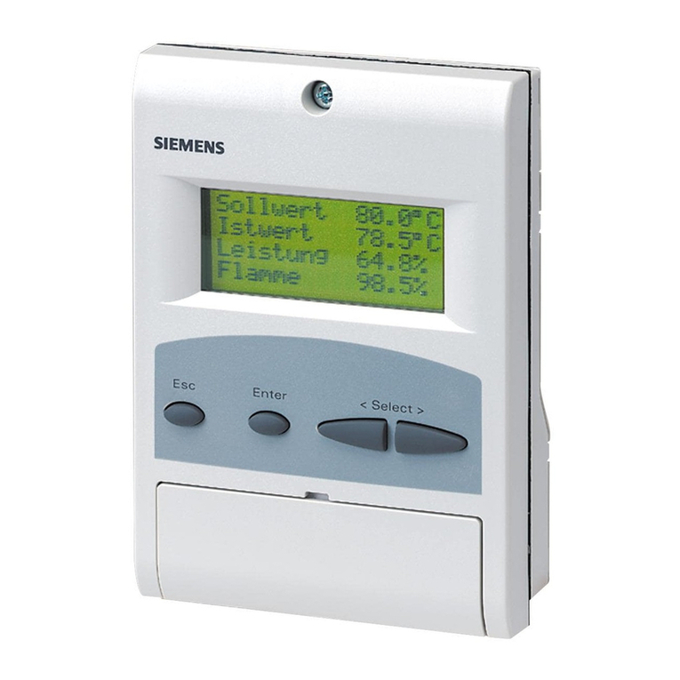 Siemens AZL5 series Operating	 instruction