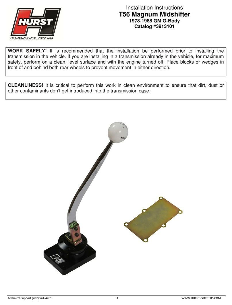 HURST T56 User manual