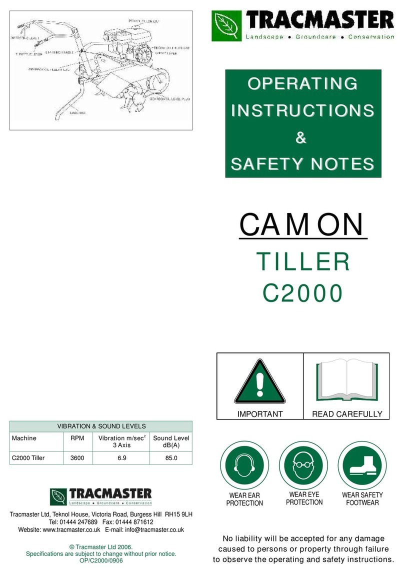 Tracmaster TILLER C2000 User manual