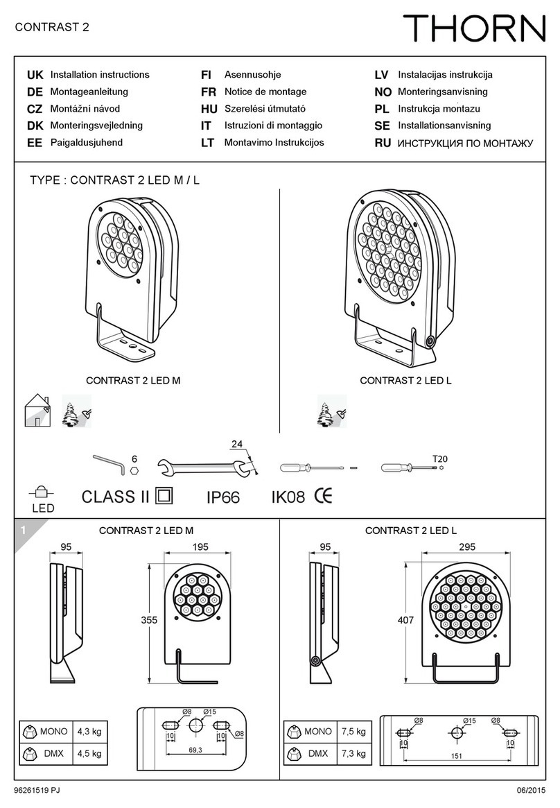 Thorn CONTRAST 2 LED MENA M User manual