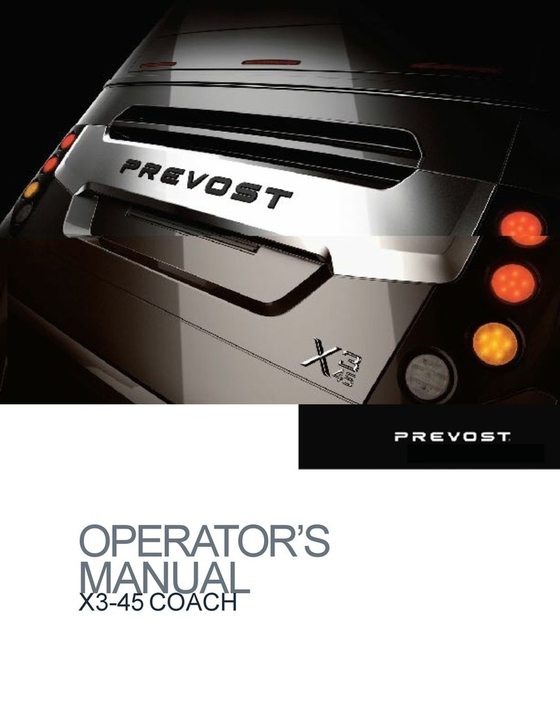 PREVOST X3-45 COACH Operator's manual