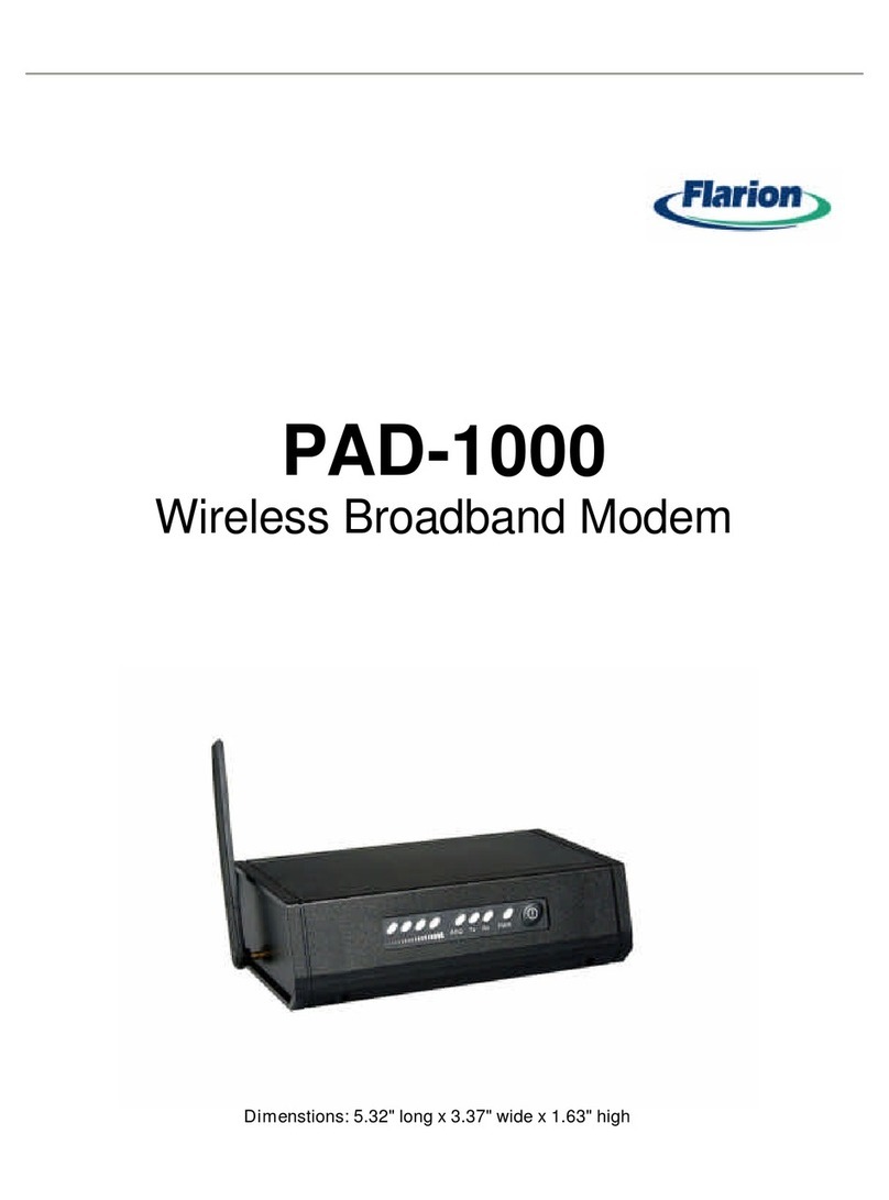 Flarion PAD-1000 user guide