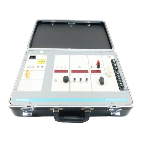 Siemens PTS-4 Installation, operation & maintenance instructions Siemens PTS-4 Installation, operation & maintenance instructions