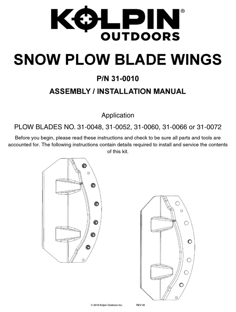 Kolpin 31-0010 Assembly and installation manual