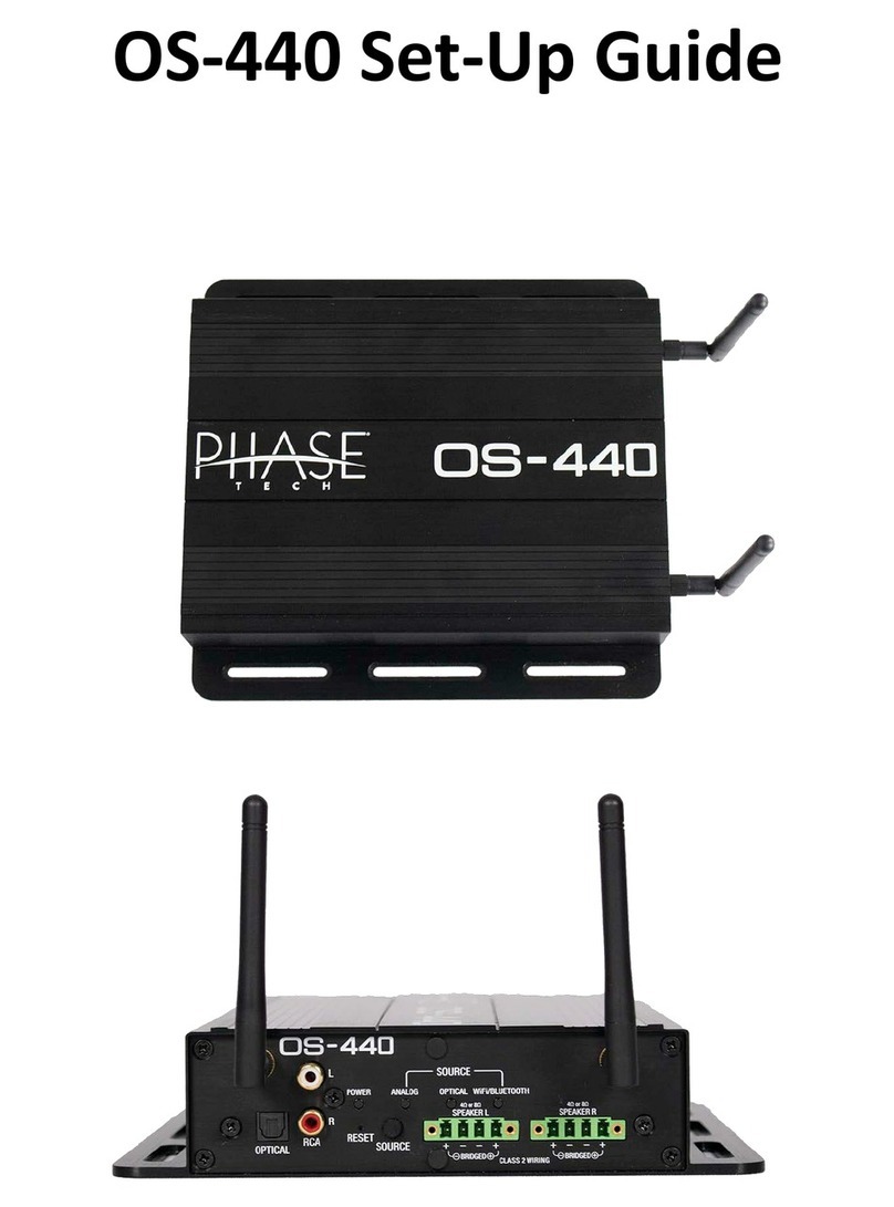 Phase Technologies OS-440 Setup guide