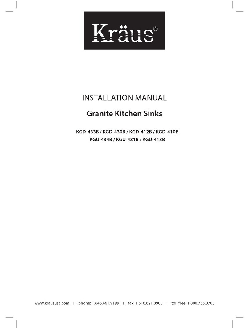 Kraus KGD-430B User manual Kraus KGD-430B User manual