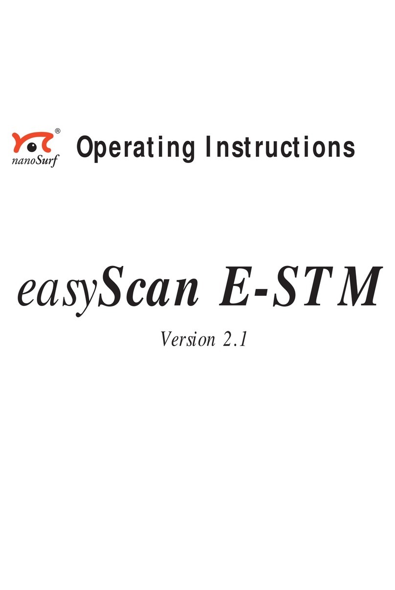 Nanosurf easyScan E-STM operating instructions