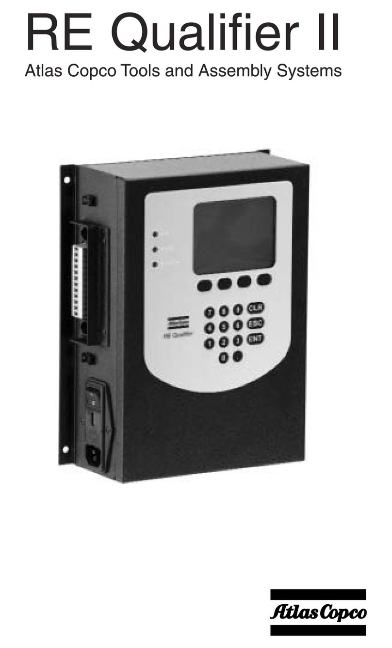 Atlas Copco RE Qualifier II User manual