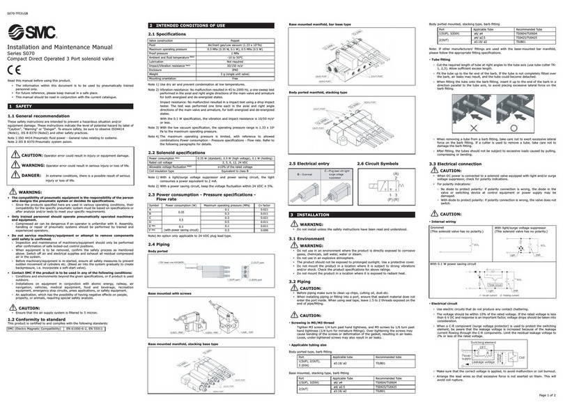 SMC Networks S070 Series Manual