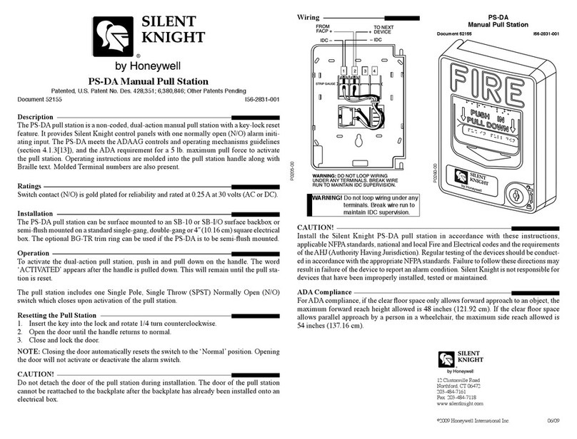 SILENT KNIGHT PS-DA manual