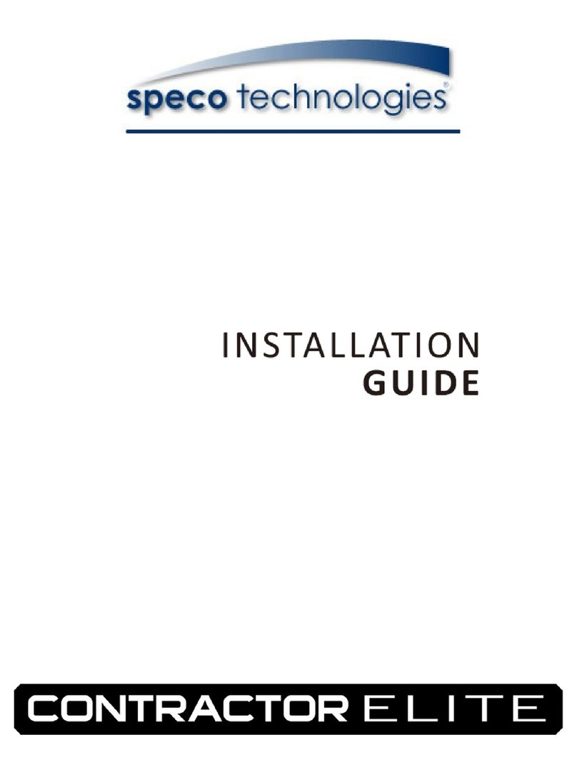 Speco Contractor Elite User manual