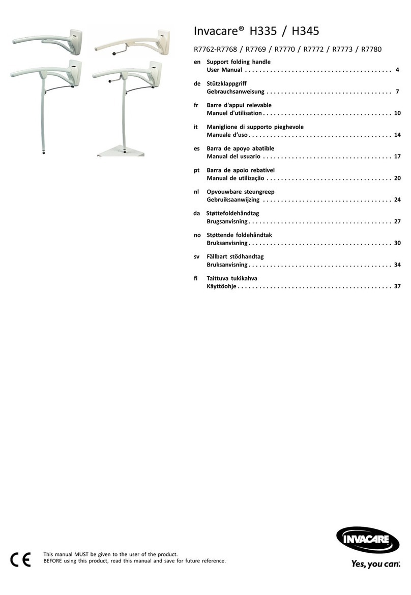 Invacare H335 User manual