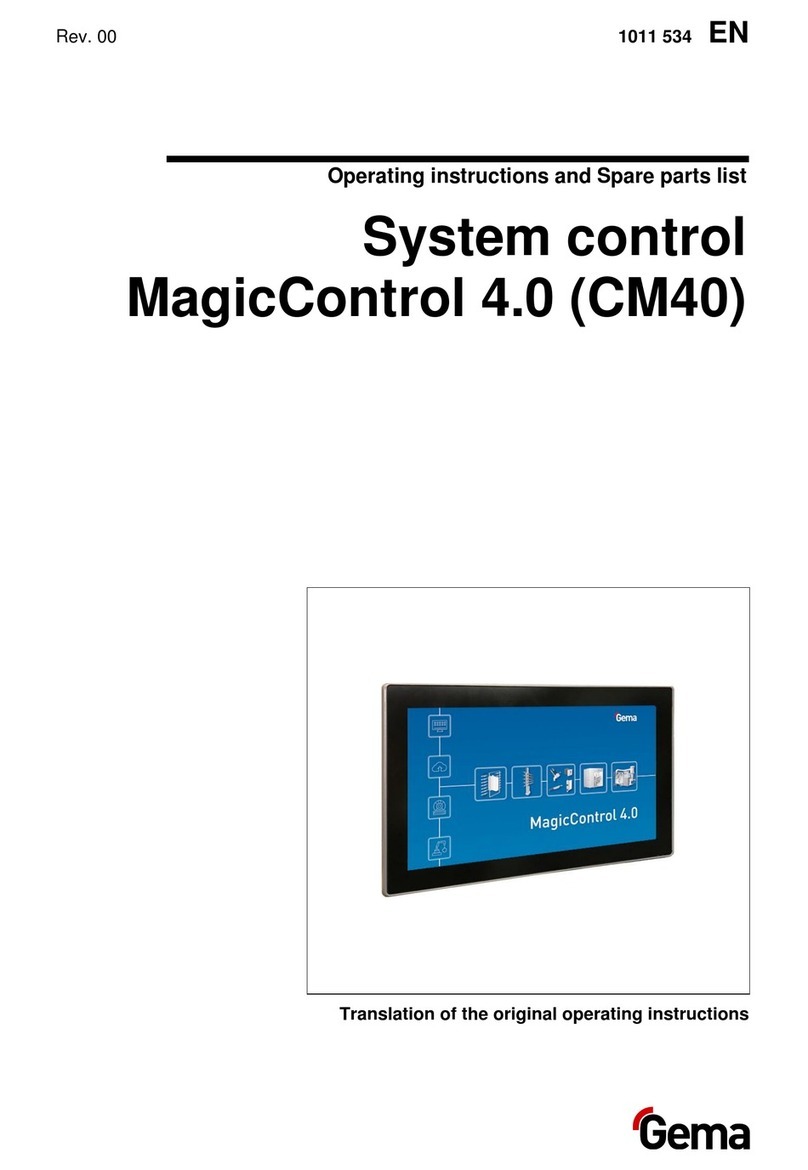 Gema MagicControl 4.0 User manual