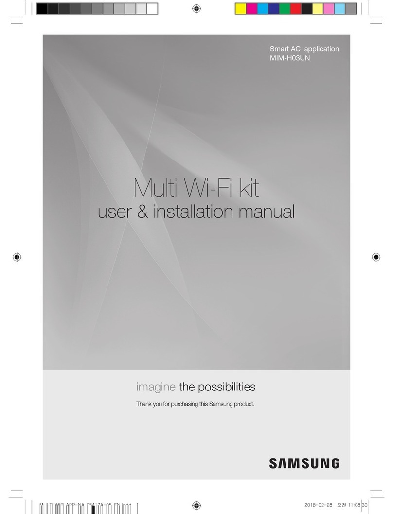 Samsung MIM-H03UN User & installation manual