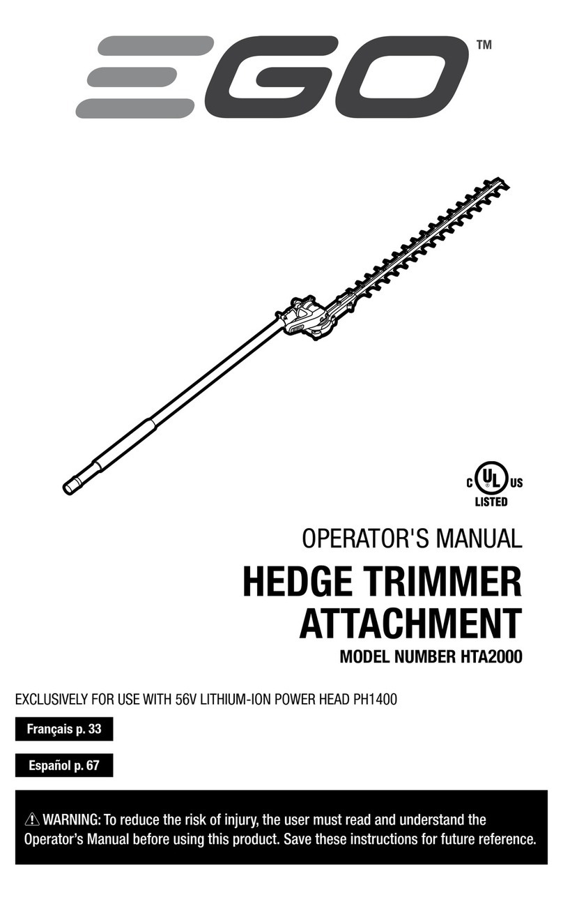 EGO HTA2000 User manual