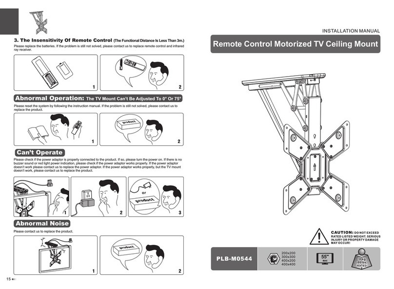Brateck PLB-M0544 installation manual
