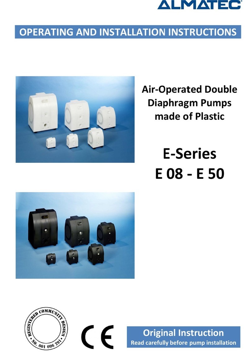 Almatec E 10 User manual