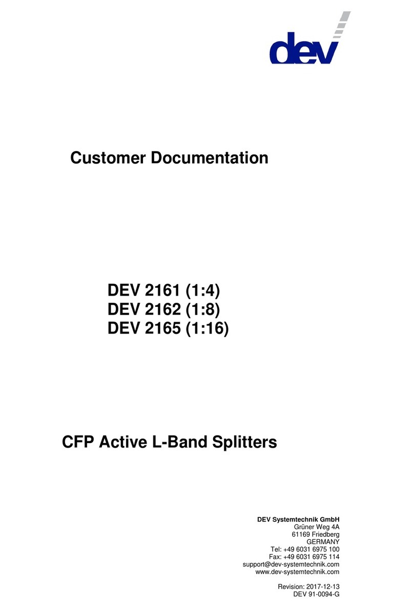 DEV DEV 2161 Documentation