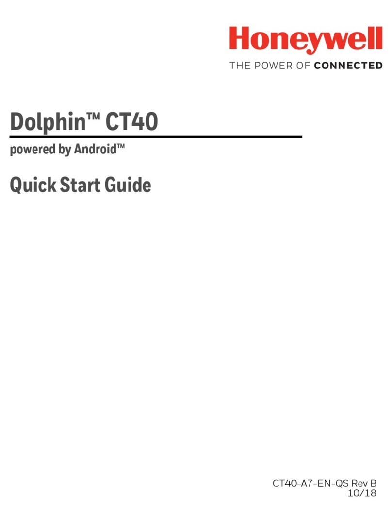 Honeywell Dolphin CT40 quick start guide
