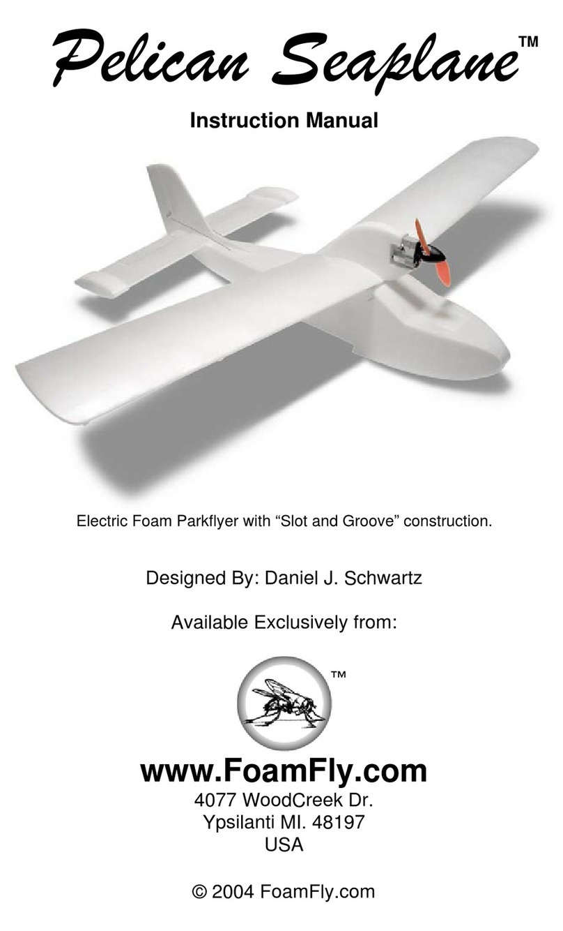 FoamFly Pelican Seaplane User manual