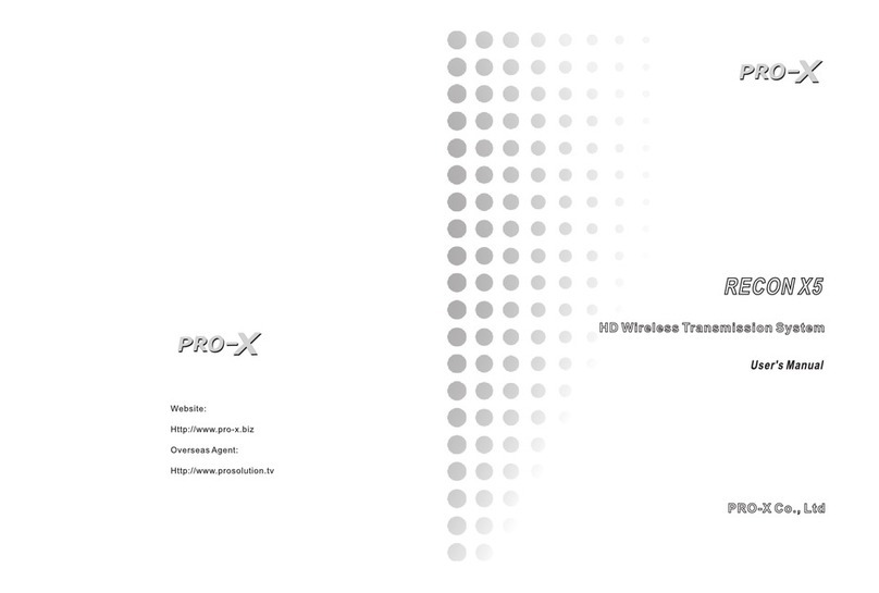 ProX Recon X5 User manual