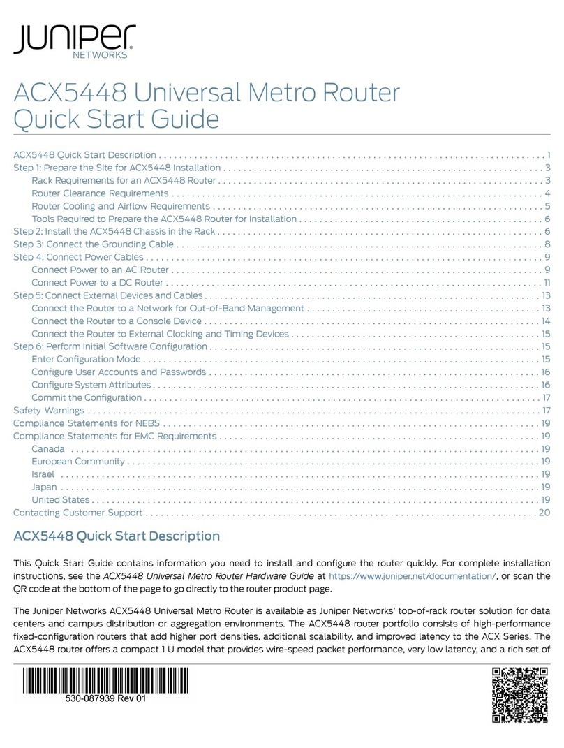 Juniper ACX5448 User manual