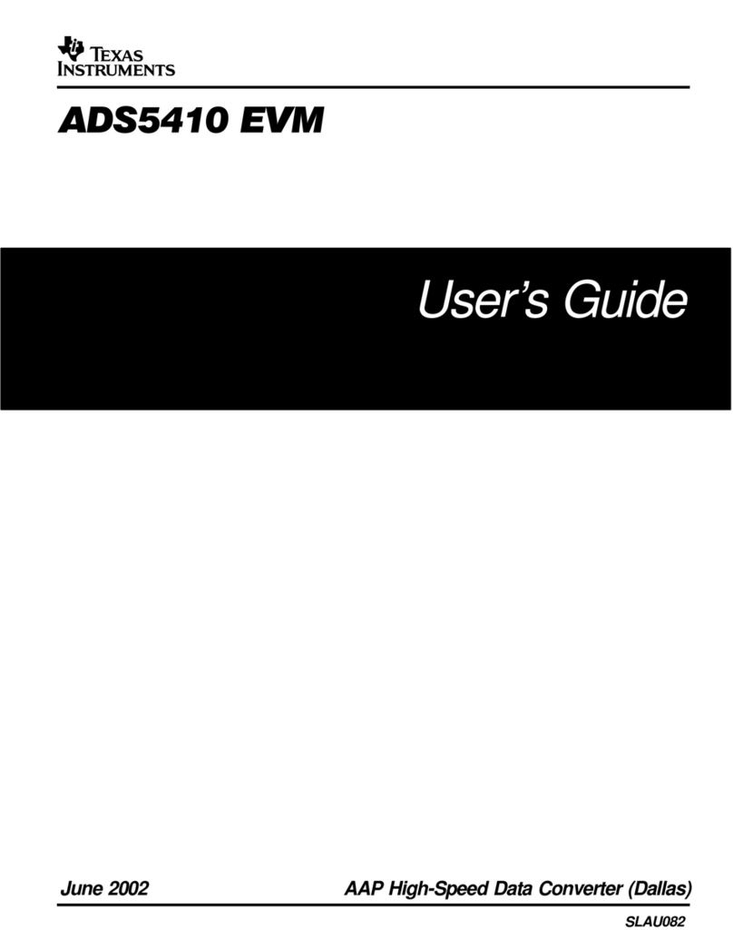 Texas Instruments ADS5410 EVM User manual