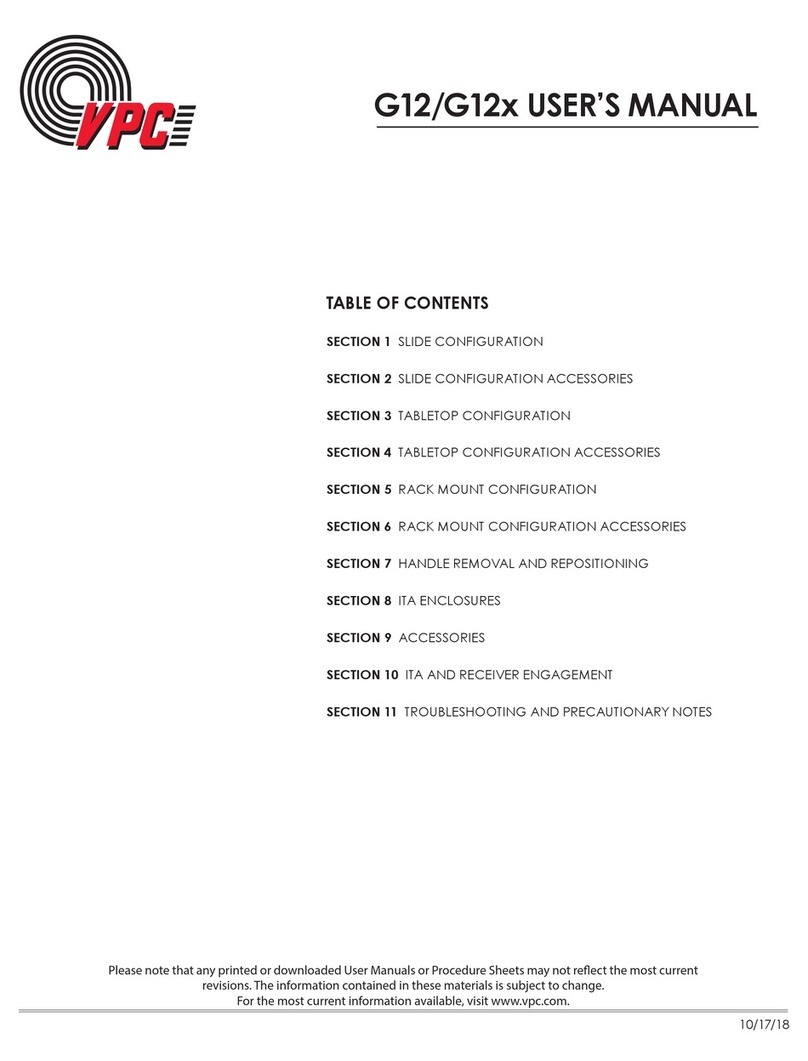 VPC G12 User manual