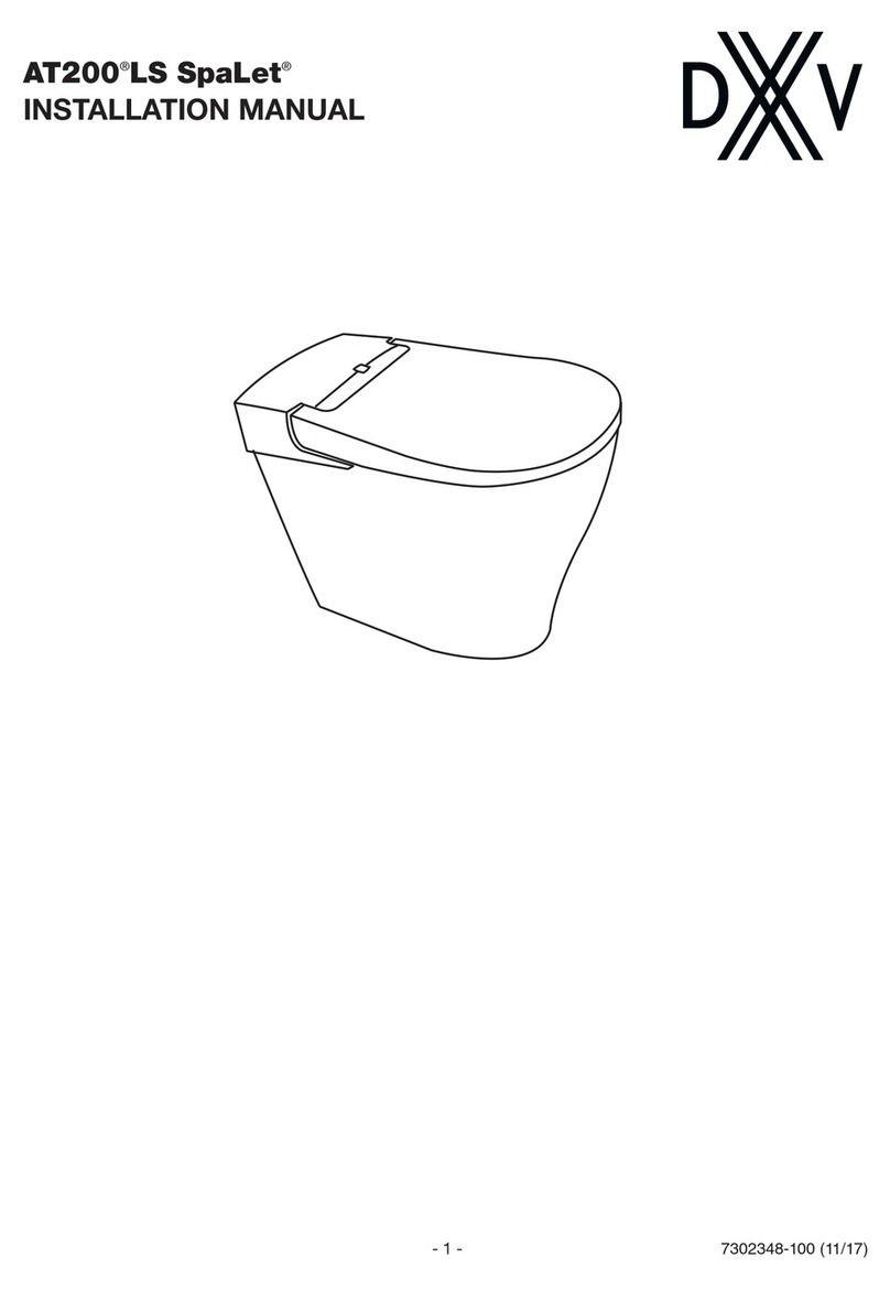 DXV AT200 LS SpaLet User manual