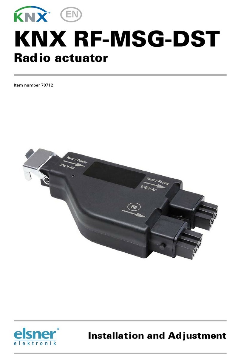 elsner elektronik KNX RF-MSG-DST Guide
