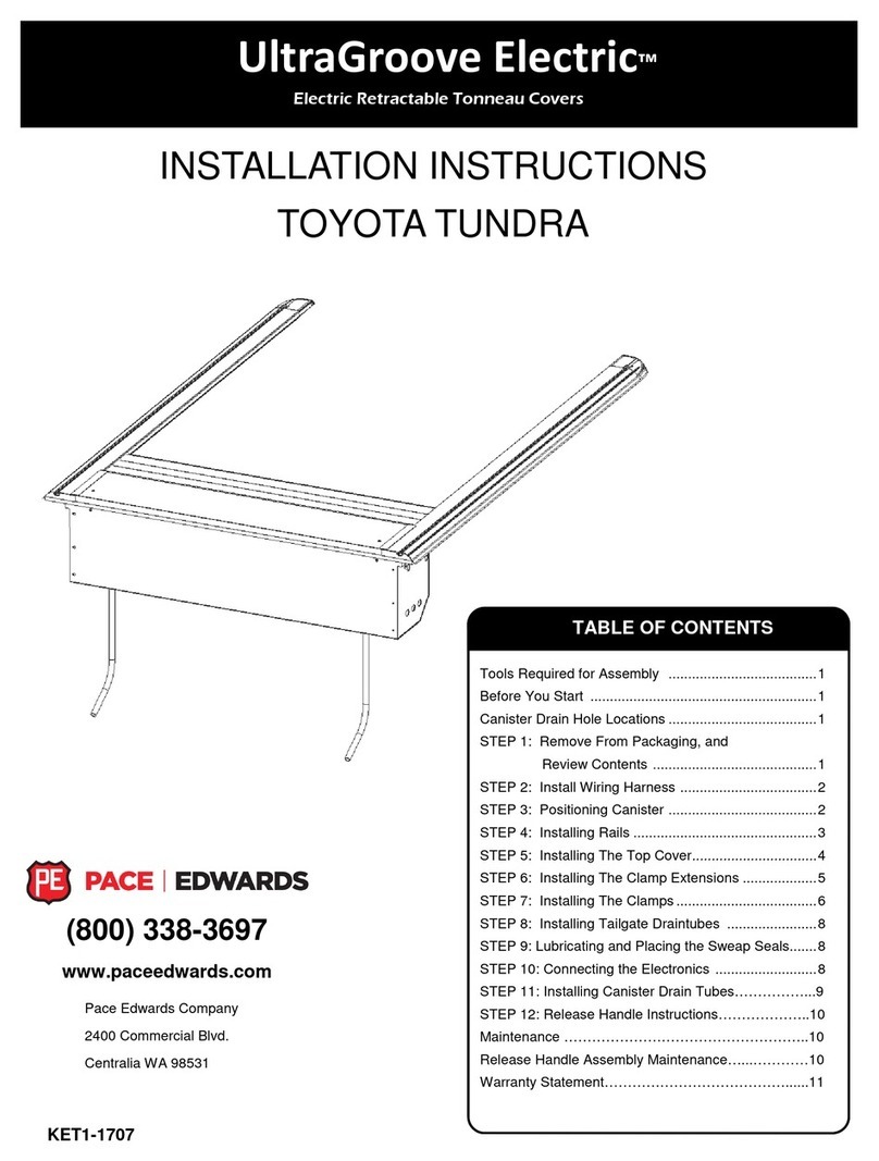 Pace Edwards UltraGroove Electric KE2051 User manual