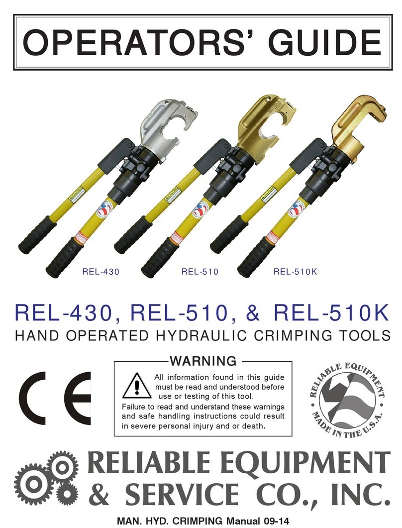 Reliable Equipment REL-430 Operator's guide