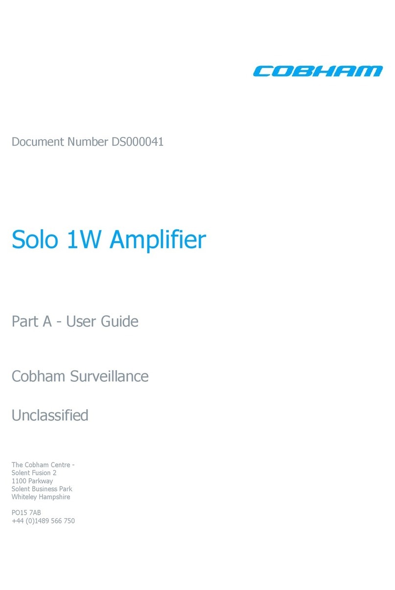 COBHAM Solo 1W user guide