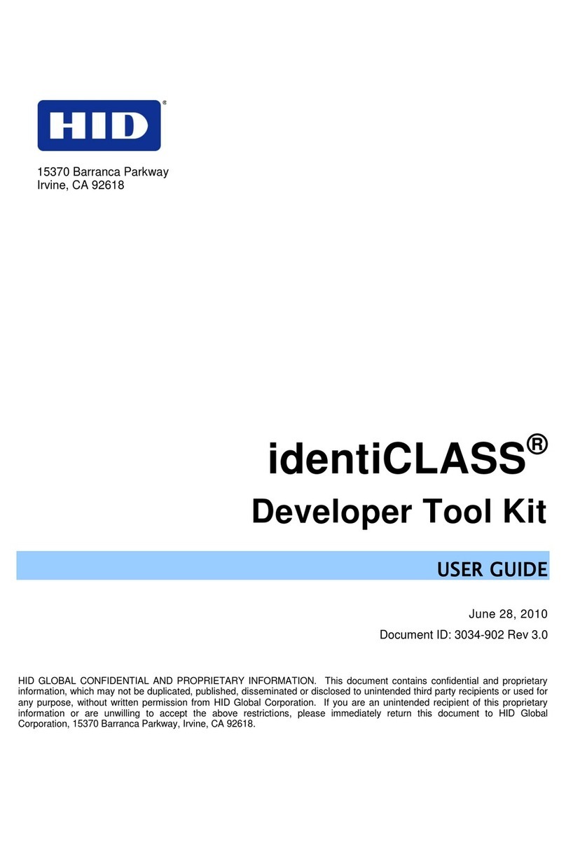 HID identiCLASS user guide