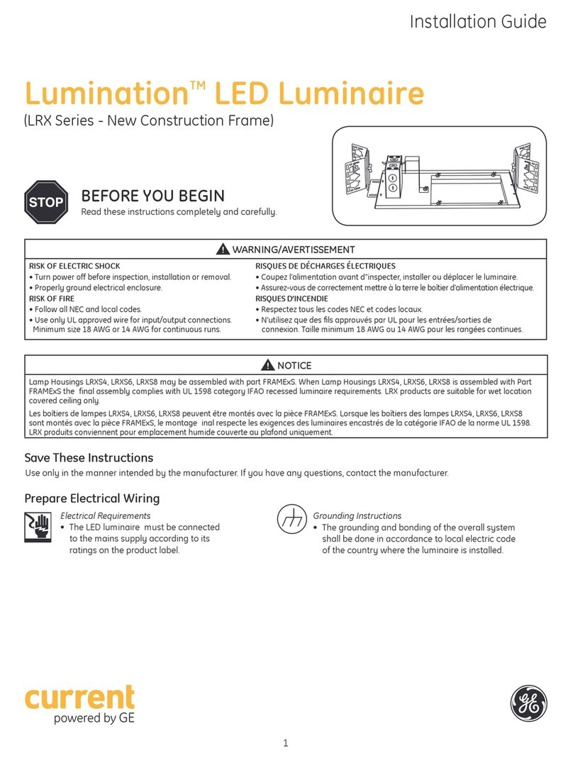 GE LRXS4 User manual