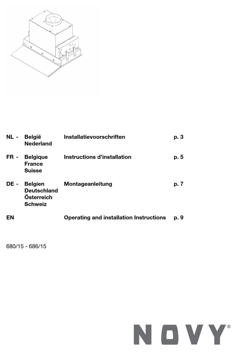 Novy 680/15 Operating and installation instructions