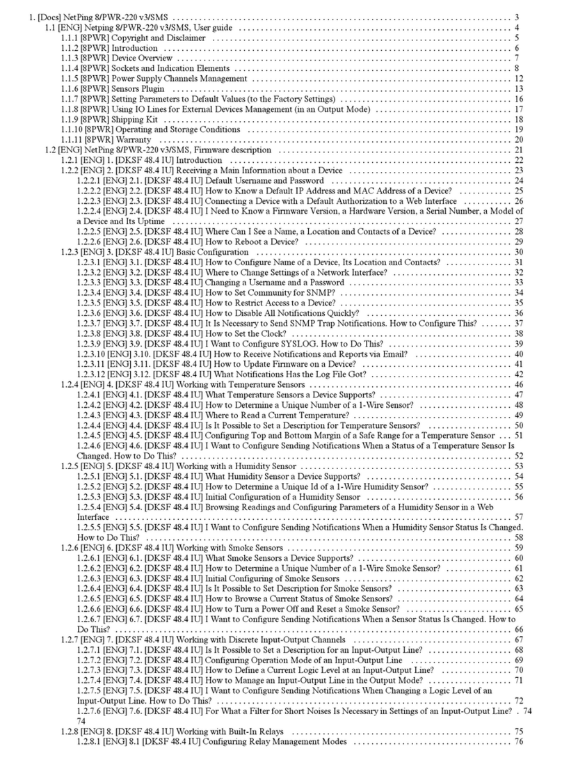 NetPing 8/PWR-220 v3/SMS user guide