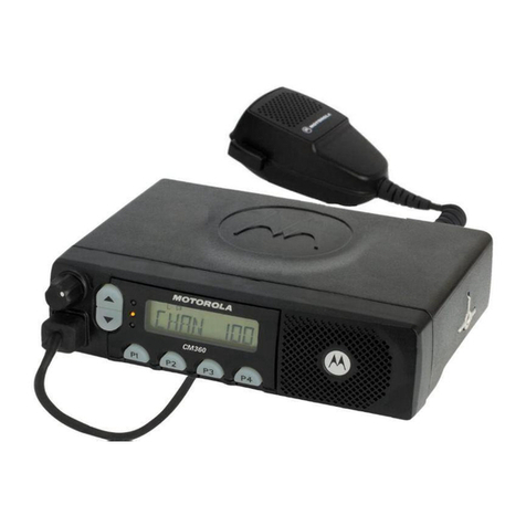 Motorola CM160 Service information