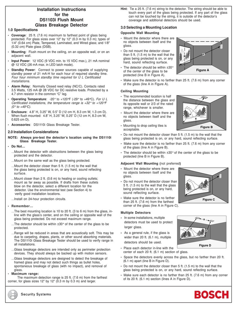 Bosch DS1103i User manual