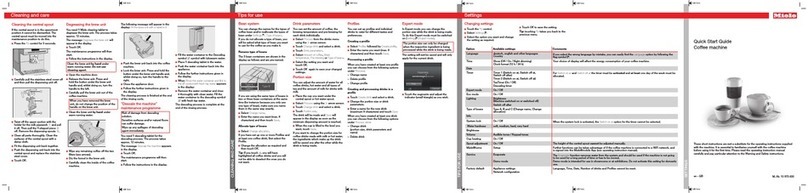 Miele CM 7750 User manual