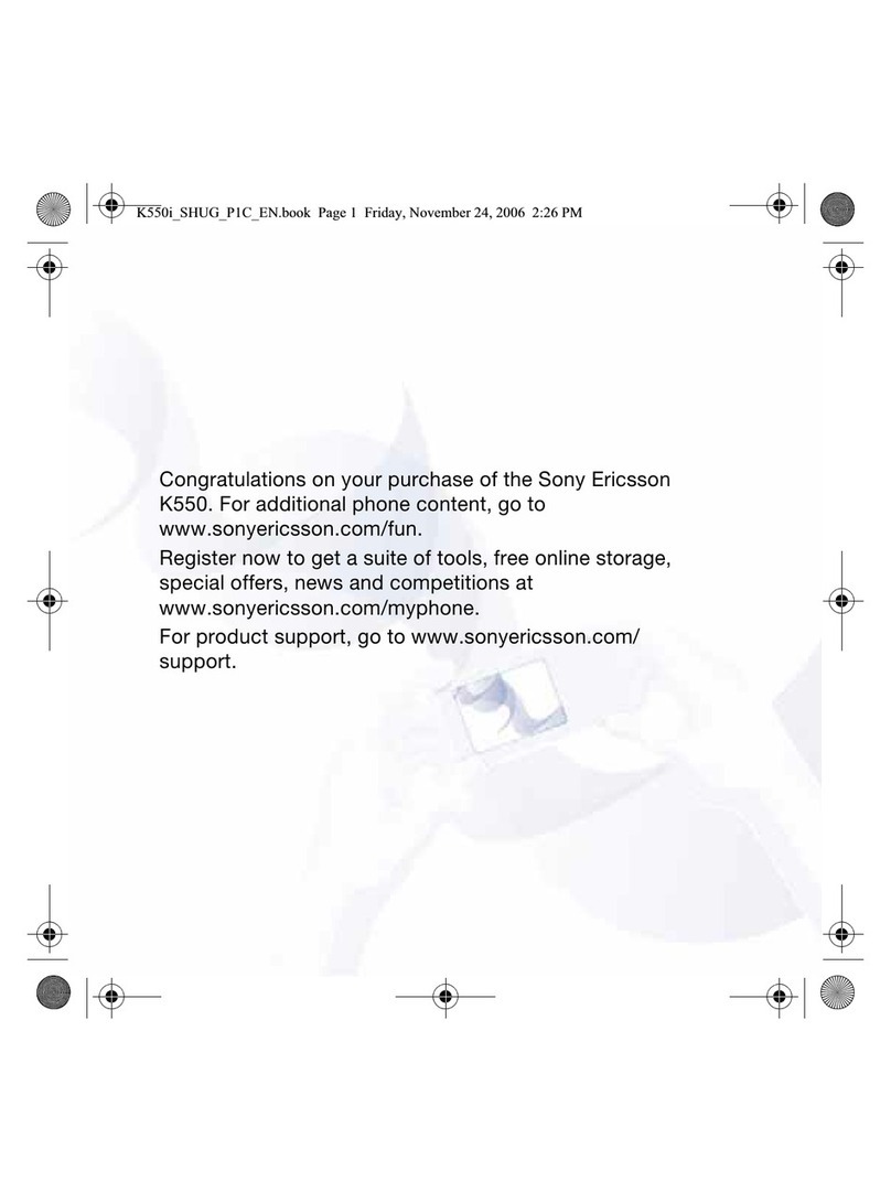 Sony Ericsson K550i User manual