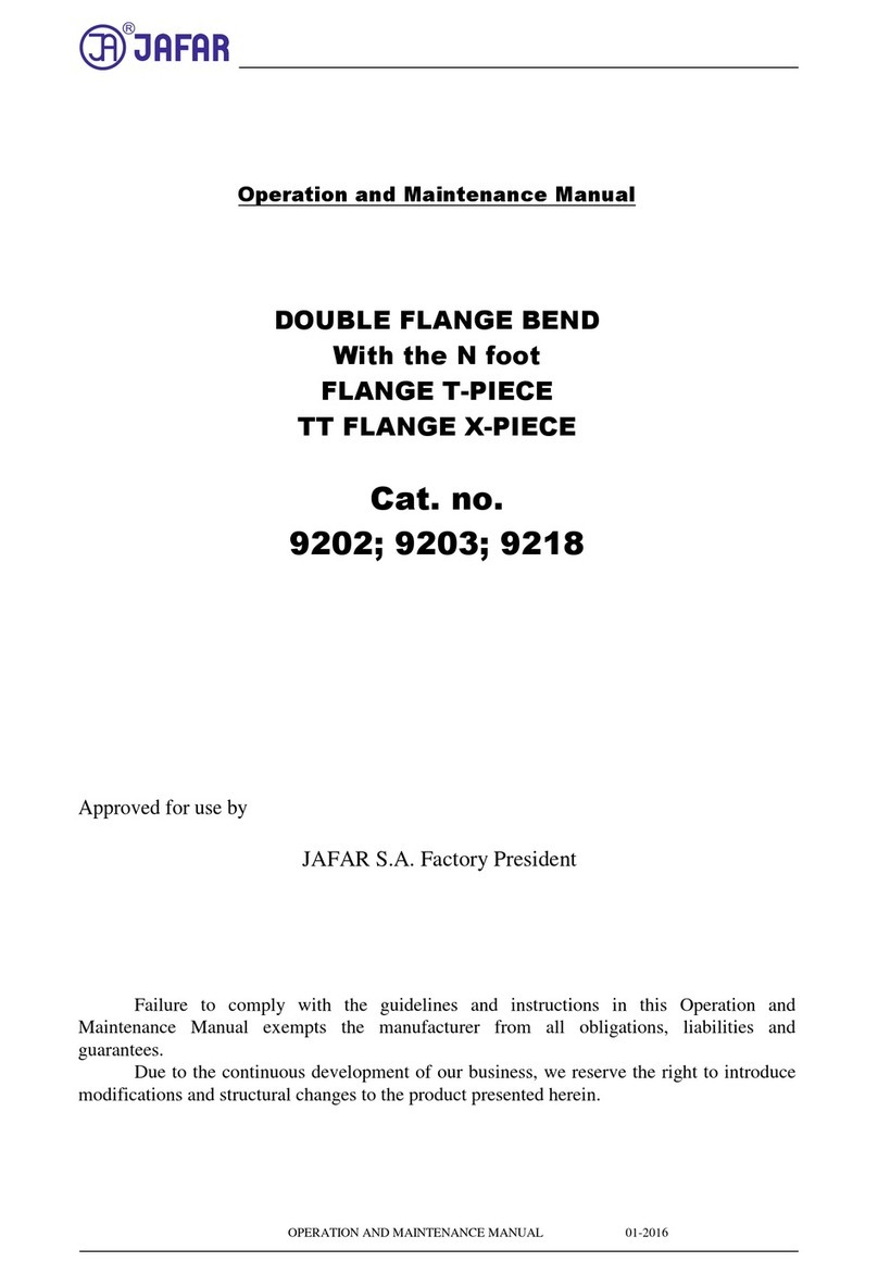 Jafar 9202 Operation and maintenance manual Jafar 9202 Operation and maintenance manual