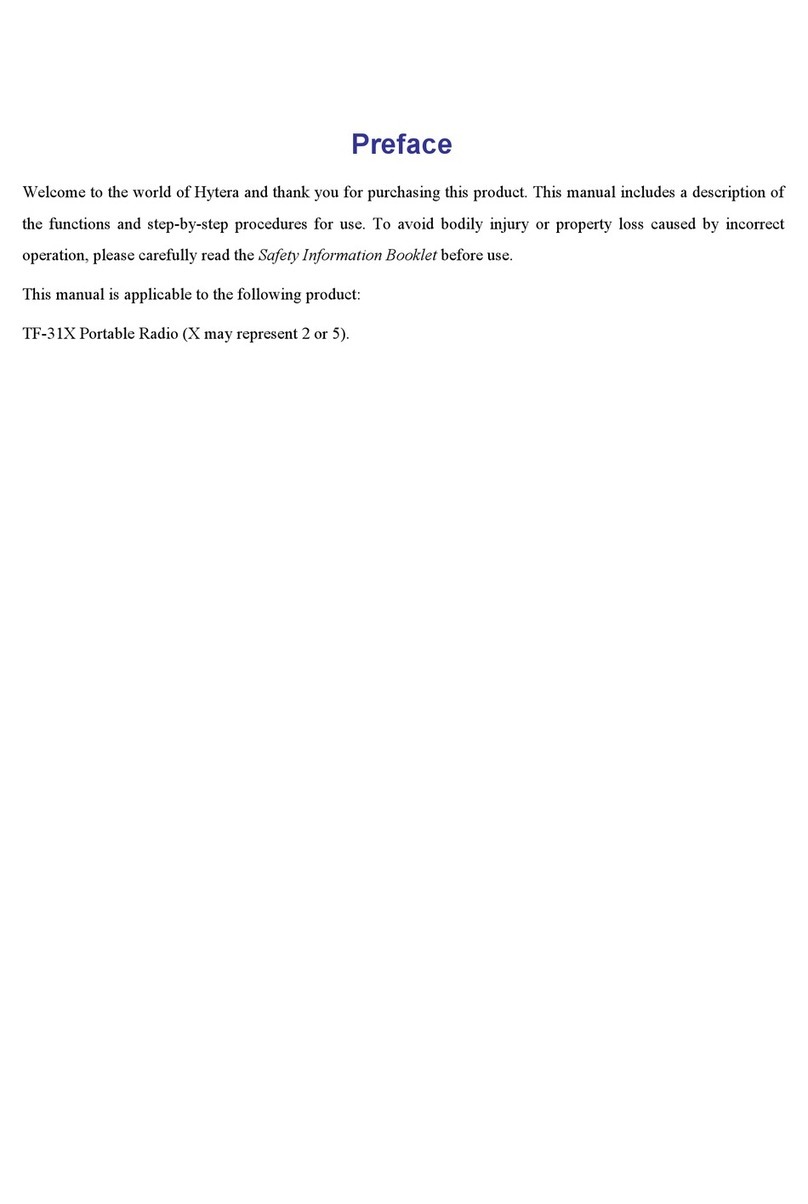 Hytera TF-312 manual