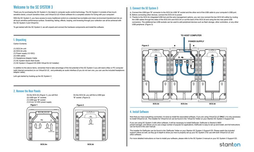 Stanton SC System 3 User manual