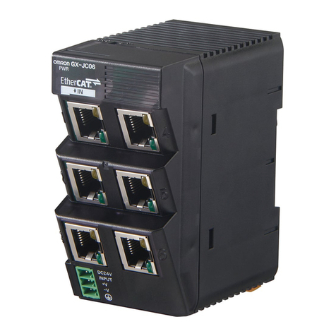 Omron GX-JC03 User manual
