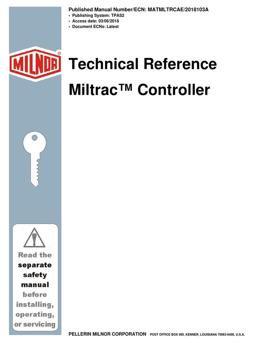 Milnor Miltrac Use and care manual