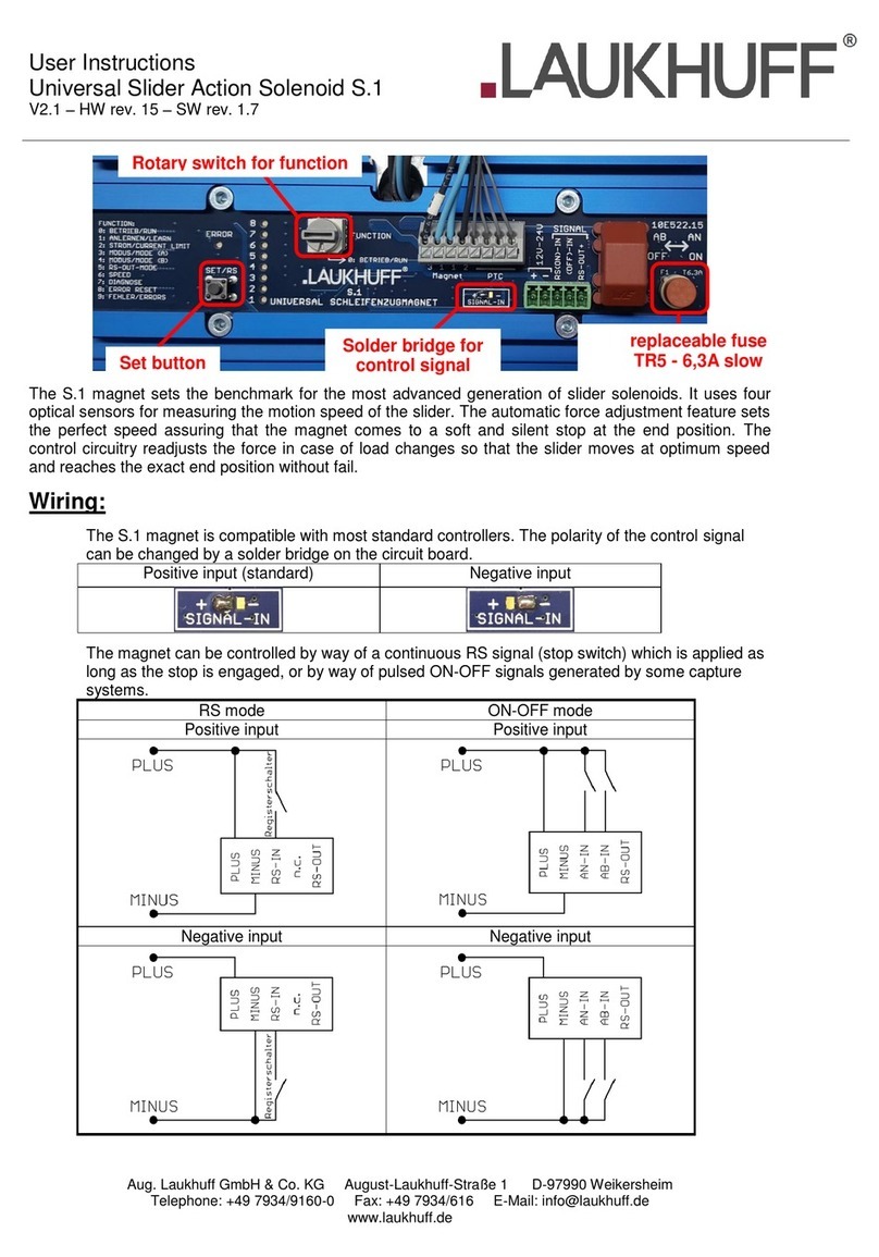 Laukhuff S.1 User manual