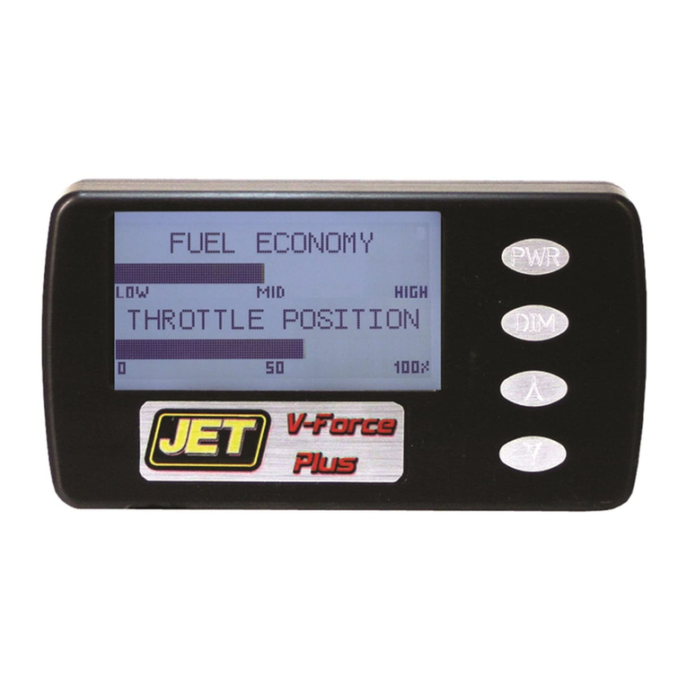 JET Performance Products V-FORCE Plus Installation & user guide