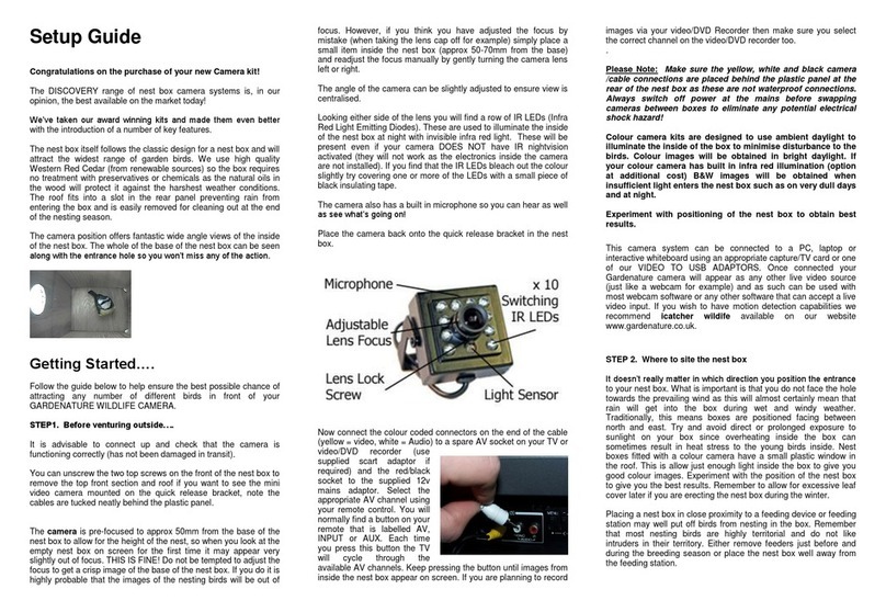 Gardenature DISCOVERY Setup guide